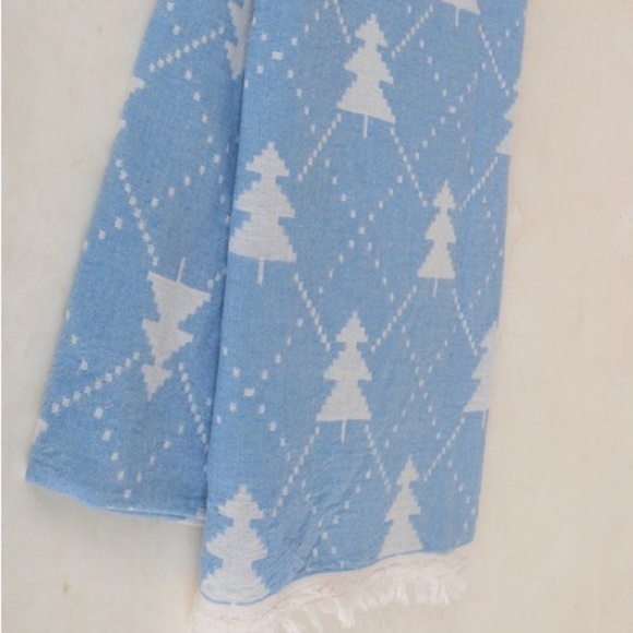 J. Crew Red Plaid Bag Fair Isle Blanket Towel Bunting Set ALL NEW Set of 3 - Picture 10 of 14